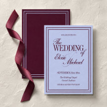 Boda Formal de Lujo con Tonos de Periwinkle y Ciru
