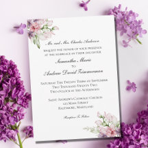 Boda Formal Elegante Floral Rosa Purpura Verde