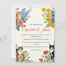 Invitación Boda Formal Elizabeth & James