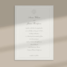 Boda formal Faux Grabado en relieve Frame Seashell