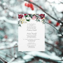 Boda Formal Rosa Roja de Invierno 2 Lugar