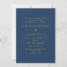 Boda Formal Simple de Marina y Oro