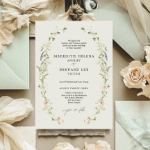 Boda Formal Vintage Rústica con Flores Silvestres