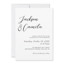 Boda Foto en Blanco y Negro con Caligrafía