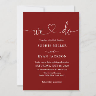 Invitación Boda Foto en blanco y negro moderno
