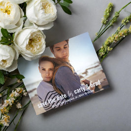 Invitación Boda fotográfica de vacaciones de verano salva la 