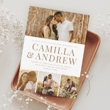 Boda fotográfica elegante moderna de 4