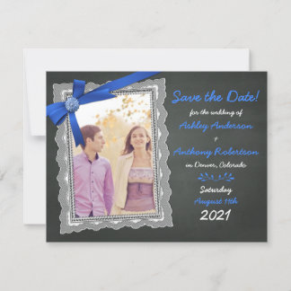 Invitación Boda fotográfica Salva la Bola Azul del Cartel de