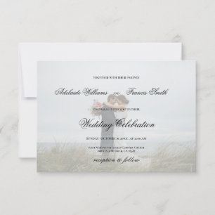 Invitación boda fotográfico
