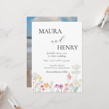 Boda fotográfico Casual de la flor silvestre de pr