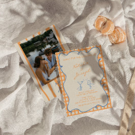 Invitación Boda fotográfico colorido y caprichoso