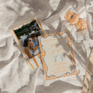 Invitación Boda fotográfico colorido y caprichoso