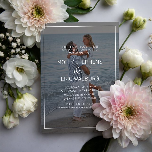 Invitación Boda fotográfico de Beach Romance (Subido por el creador)