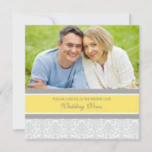 Invitación Boda fotográfico de Damasco de Limón vota invitaci