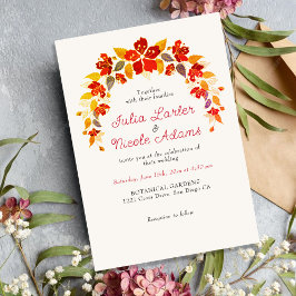 Invitación Boda fotográfico de Hibiscus Florals Tropical Quem