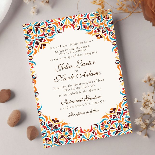 Invitación Boda fotográfico de lujo y espléndida florida marf (Subido por el creador)