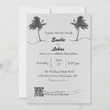 Boda fotográfico de palmeras y castillos marinos