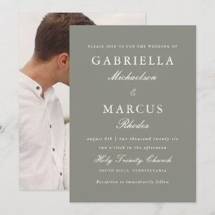 Invitación Boda fotográfico de sabios modernos