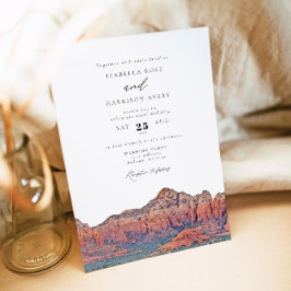 Invitación BODA fotográfico de SEDONA Destination Skyline Boh