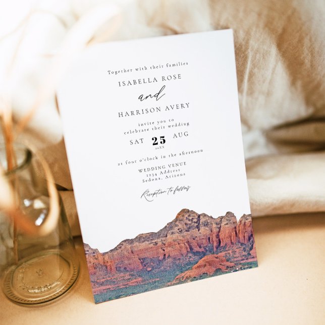 Invitación BODA fotográfico de SEDONA Destination Skyline Boh (Subido por el creador)