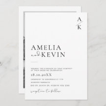 Boda fotográfico de tipografía moderna y minimalis