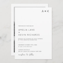 Boda fotográfico de tipografía moderna y minimalis