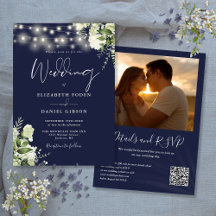 Boda fotográfico del código QR de la Marina Blue G