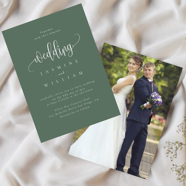 Invitación Boda fotográfico moderno (Subido por el creador)