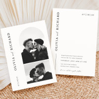 Boda fotográfico moderno en blanco y negro 2