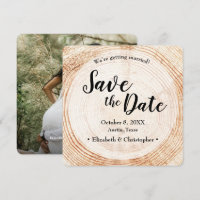 Boda fotográfico Personalizado de corteza de árbol