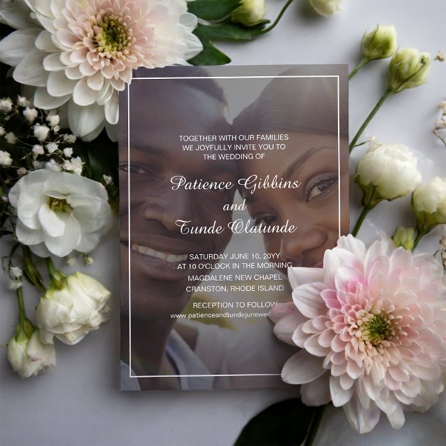 Invitación Boda fotográfico Sunshine Joy (Subido por el creador)
