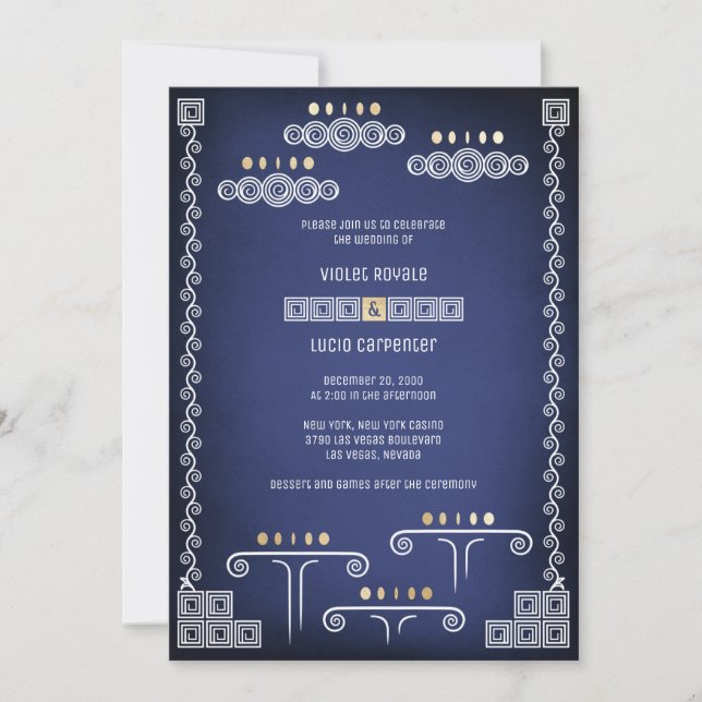 Invitación Boda friki de jugadores (Anverso)
