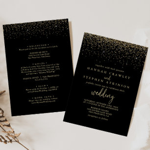 Invitación Boda frontal y posterior de la secuencia de comand