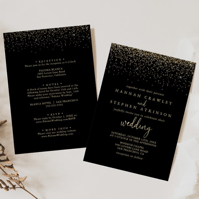 Invitación Boda frontal y posterior de la secuencia de comand (Subido por el creador)