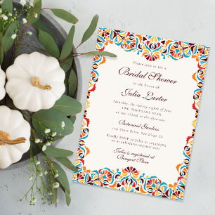 Invitación Boda Fronterizo de Estilo Marfil De Lujo Brillante