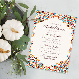 Invitación Boda Fronterizo de Estilo Marfil De Lujo Brillante