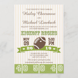 INVITACIÓN BODA FÚTBOL