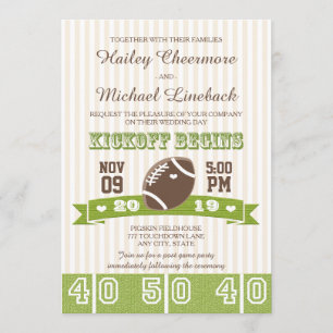 INVITACIÓN BODA FÚTBOL
