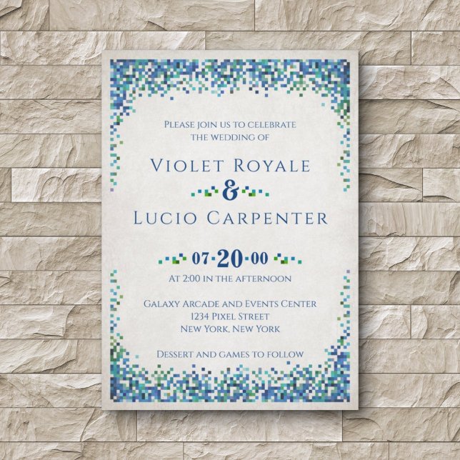 Invitación Boda Geek de videojuegos (Subido por el creador)