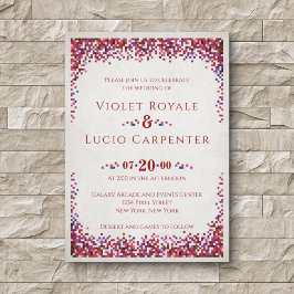 Invitación Boda Geek de videojuegos