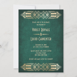 Invitación Boda Geek Green del videojuego