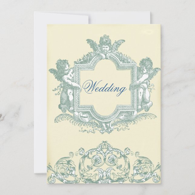 Invitación Boda Georgiana (Cream) (Anverso)