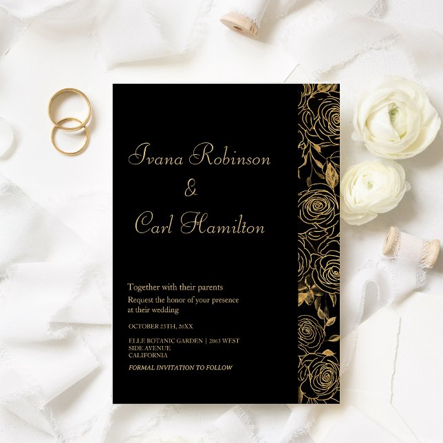 Invitación Boda GILDED Blooms (Subido por el creador)