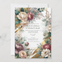 Boda Glam Floral El Jardín Secreto Dorado
