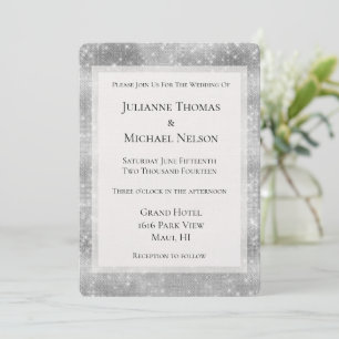 Invitación Boda Glitz