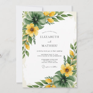 Invitación Boda Gloriosa Pradera Amarilla