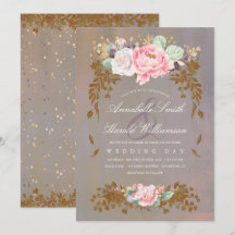 Boda Gold Sage Violet Rubor Floral MidSummer