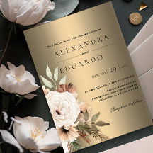 Boda Golden Boho Wildflowers