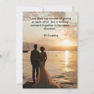 Invitación Boda Golden Hour Seaside Sunset