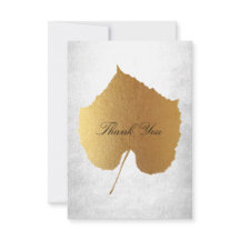 Boda Golden Leaf Silver Gracias